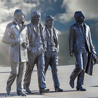 Buy canvas prints of Beatles Statue Liverpool  by Phil Longfoot