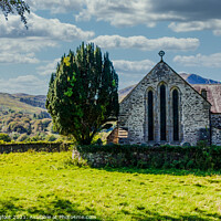 Buy canvas prints of The Old Church Beddgelert by Phil Longfoot