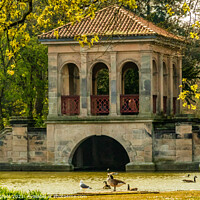 Buy canvas prints of Boathouse Birkenhead Park Wirral  by Phil Longfoot