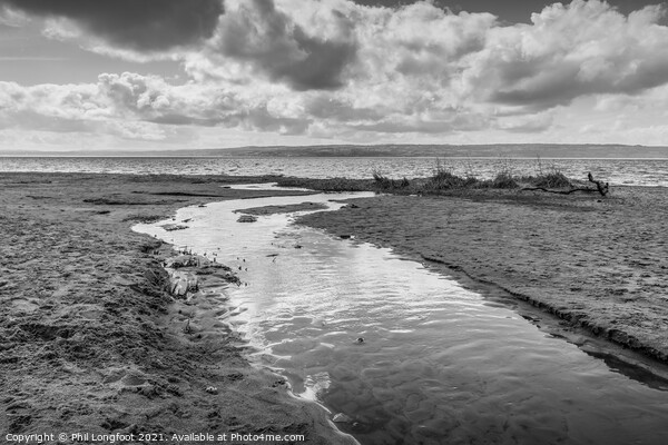 Thurstaston beach River Dee Wirral Picture Board by Phil Longfoot