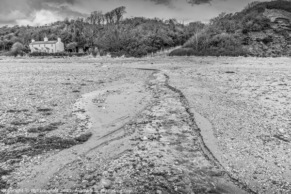 Thurstaston beach and cottage Picture Board by Phil Longfoot
