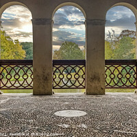 Buy canvas prints of The mosaic floor of the old boathouse by Phil Longfoot