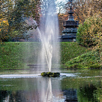 Buy canvas prints of Fountain Sefton Park Liverpool by Phil Longfoot