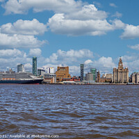 Buy canvas prints of MS Queen Victoria visit to Liverpool  by Phil Longfoot
