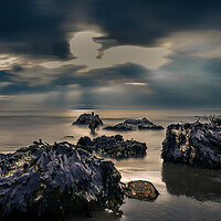 Buy canvas prints of A Seaside Long Exposure - The Warren Folkstone Kent by Billy McGarry