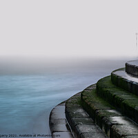 Buy canvas prints of Broadstairs kent Coast - Minimal steps by Billy McGarry