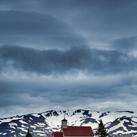 Buy canvas prints of Small Icelandic Church by Ron Thomas