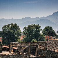 Buy canvas prints of View from Pompeii. by Ron Thomas