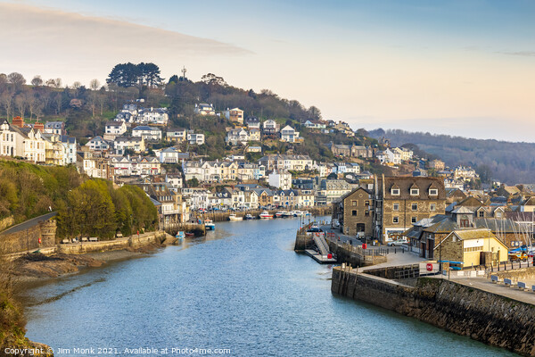 Looe River View Picture Board by Jim Monk