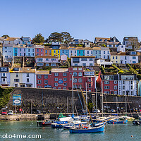 Buy canvas prints of Brixham Harbour panorama by Jim Monk