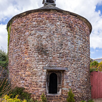 Buy canvas prints of Dunster Dovecote by Jim Monk