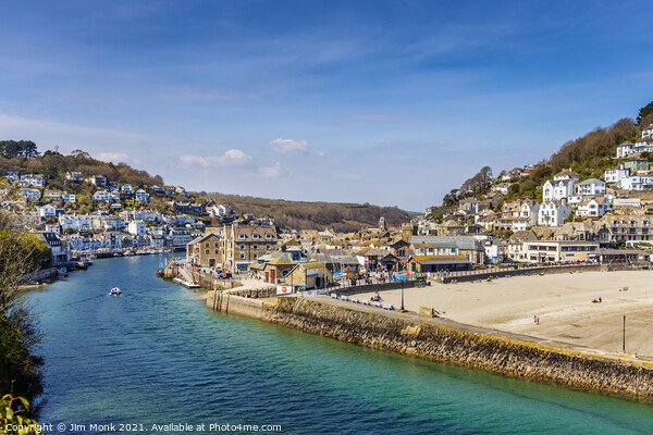 Looe View Picture Board by Jim Monk