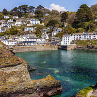 Buy canvas prints of Harbour Entrance, Polperro by Jim Monk