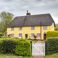Buy canvas prints of Pamphill Cottage, Dorset by Jim Monk