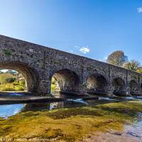 Buy canvas prints of Withypool Bridge over the River Barle by Jim Monk