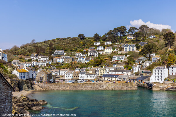 Polperro, Cornwall. Picture Board by Jim Monk