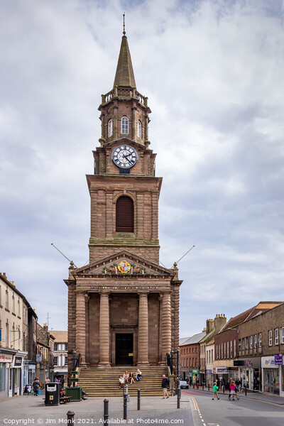 Berwick Upon Tweed Town Hall Picture Board by Jim Monk