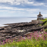 Buy canvas prints of The Bathing House, Northumberland by Jim Monk