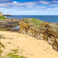 Buy canvas prints of Bathing House, Howick by Jim Monk