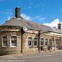 Buy canvas prints of Barter Books, Alnwick by Jim Monk