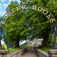Buy canvas prints of Barter Books Entrance, Alnwick by Jim Monk