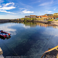 Buy canvas prints of Craster Harbour by Jim Monk