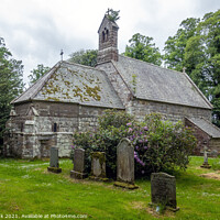 Buy canvas prints of Holy Trinity Church, Old Bewick by Jim Monk