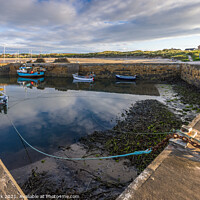 Buy canvas prints of Beadnell Harbour by Jim Monk