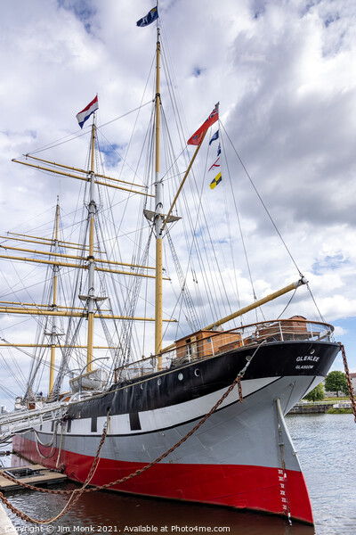 The Tall Ship Glenlee, Glasgow Picture Board by Jim Monk