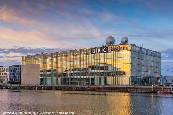 BBC Scotland, Pacific Quay Picture Board by Jim Monk