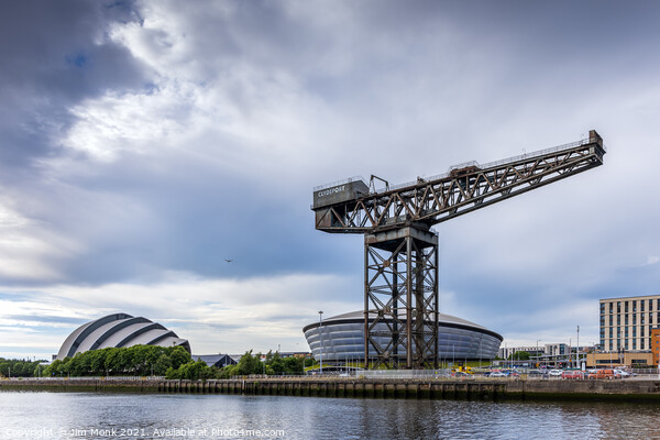 The Finnieston Crane, Glasgow Picture Board by Jim Monk