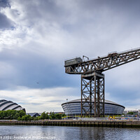 Buy canvas prints of The Finnieston Crane, Glasgow by Jim Monk