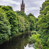 Buy canvas prints of  The River Kelvin, Glasgow by Jim Monk