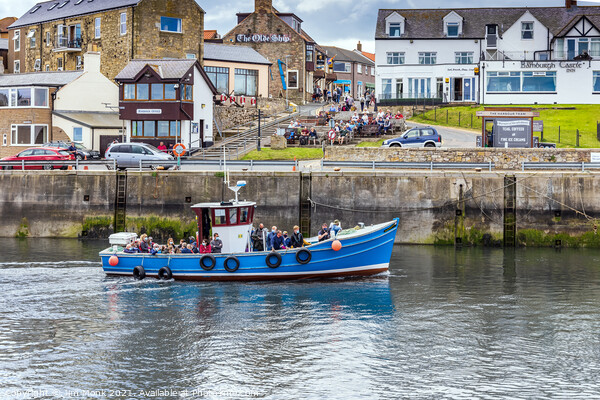 The Boat Trip, Seahouses Harbour Picture Board by Jim Monk