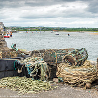 Buy canvas prints of Amble Harbour, Northumberland by Jim Monk
