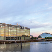 Buy canvas prints of Pacific Quay, Glasgow by Jim Monk