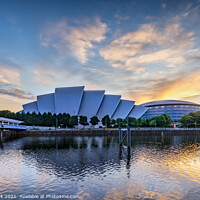 Buy canvas prints of SEC Armadillo and SSE Hydro, Glasgow by Jim Monk