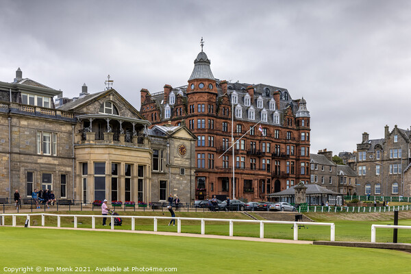 Tee Off at St Andrews Picture Board by Jim Monk