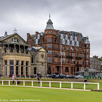Buy canvas prints of Tee Off at St Andrews by Jim Monk