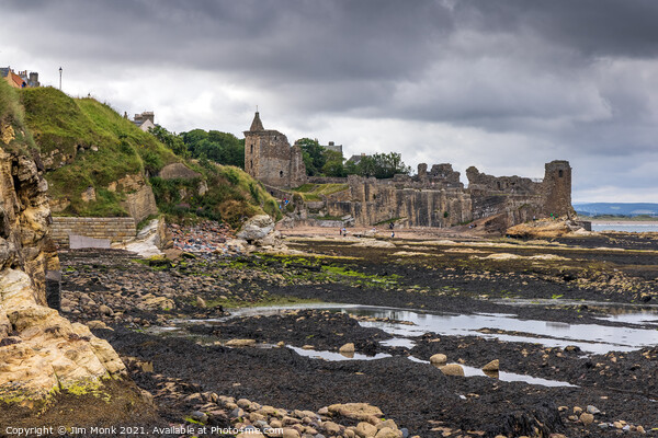 St Andrews Castle, Fife Picture Board by Jim Monk