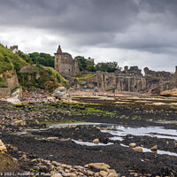 Buy canvas prints of St Andrews Castle, Fife by Jim Monk