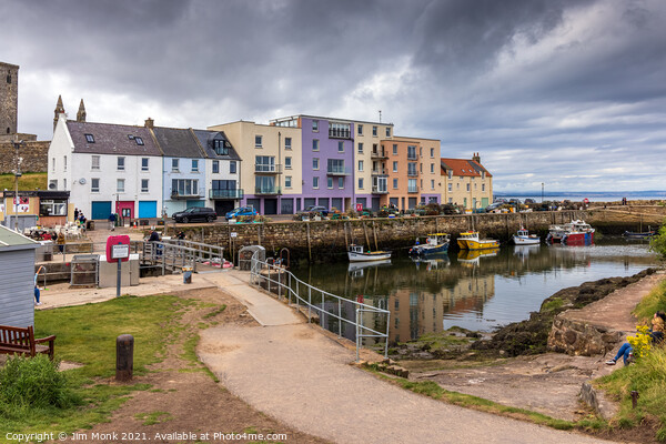 St Andrews Harbour, Fife Picture Board by Jim Monk