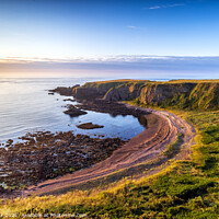 Buy canvas prints of Strathlethan Bay Aberdeenshire by Jim Monk