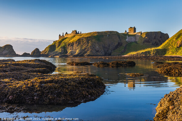 Dunnottar Castle from Castle Haven Picture Board by Jim Monk
