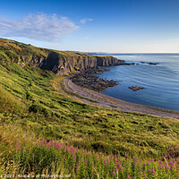 Buy canvas prints of Strathlethan Bay, Aberdeenshire by Jim Monk