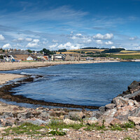 Buy canvas prints of Stonehaven Bay, Aberdeenshire by Jim Monk