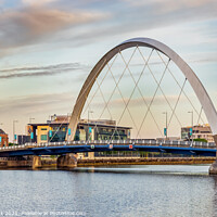 Buy canvas prints of The Squinty Bridge, Glasgow. by Jim Monk