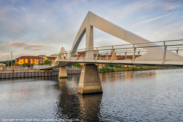 The Squiggly Bridge, Glasgow Picture Board by Jim Monk