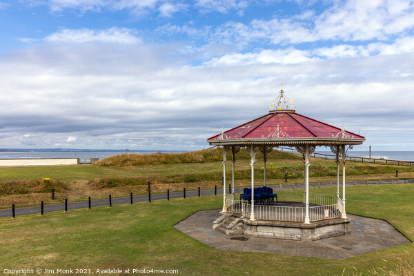 St Andrews Bandstand Picture Board by Jim Monk