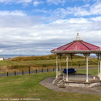 Buy canvas prints of St Andrews Bandstand by Jim Monk